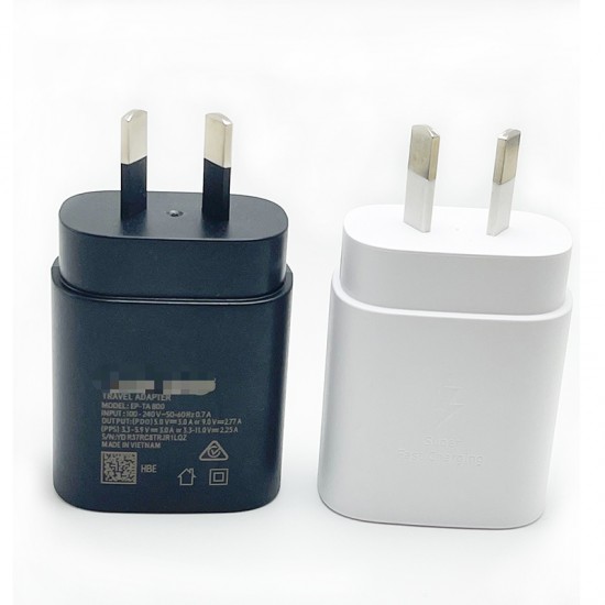 25W Fast Charger For Samsung Galaxy Note10 USB Power Adaptor AU Plug