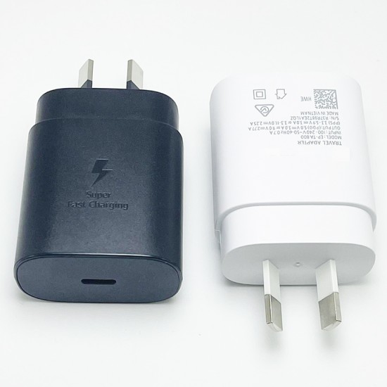25W Fast Charger For Samsung Galaxy Note10 USB Power Adaptor AU Plug