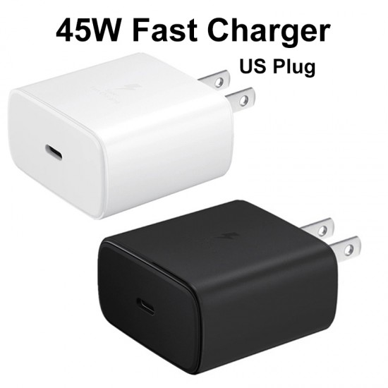 45W Fast Charger For Samsung Galaxy Note20 / TA-845 USB Power Adaptor US Plug