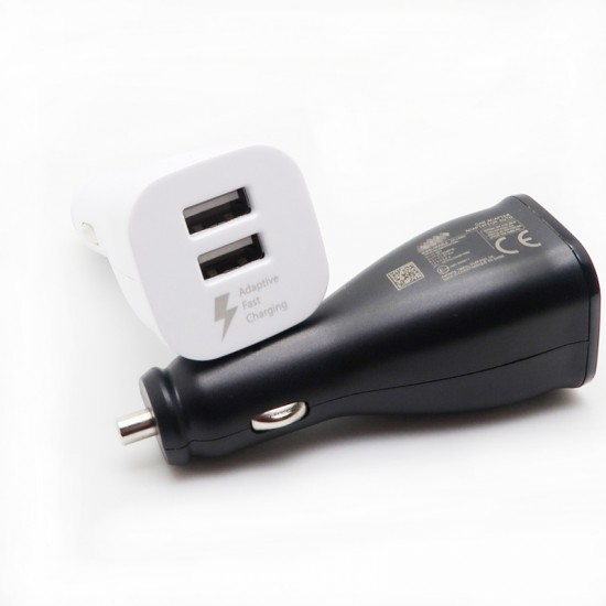 Dual USB Car Charger Fast Car Adapter Micro USB Type-C Cable For Galaxy S20 S8 S9 S10 S6 S7 Note 20 9 8 10 5 A31 A51 A71