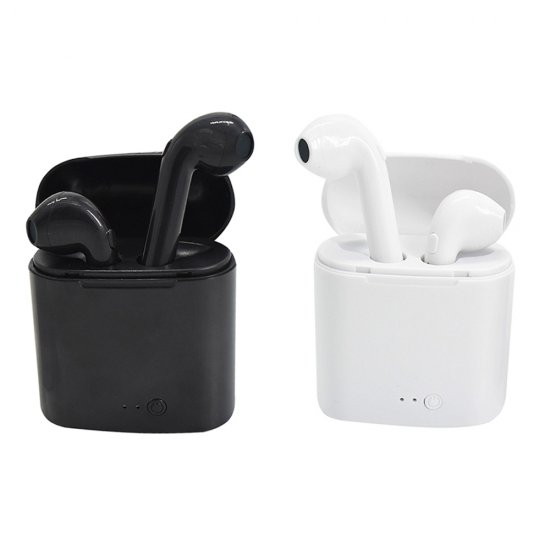 i7s TWS Wireless Bluetooth Earphone Stereo Earbud Headset With Charging Box Mic For iPhone and Android Phones