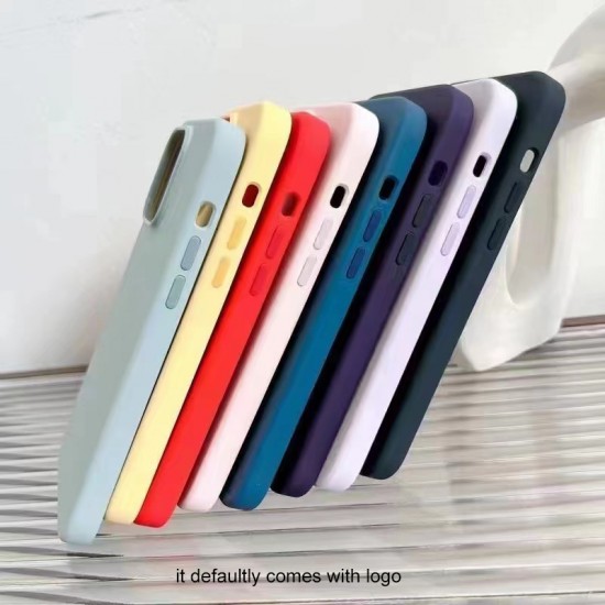 Liquid Silicone Case 1:1 For iPhone 14/14Pro/14Plus/14ProMax Official Case With LOGO