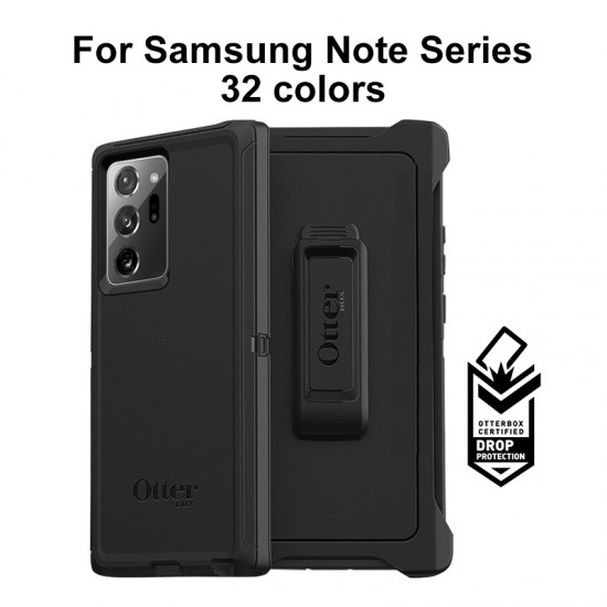 Otter Defender Case With Back Clip For Samsung Galaxy Note Series Note 5 8 9 10 10+ 20 5G 20Ultra 5G