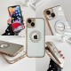 YKD Diamond Pattern Soft Silicone TPU Phone Case Openwork Show Logo for iPhone 11 to 13 Pro Max