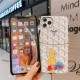 Cartoon Pictures Leather Phone Case with Card Bag For iPhone X XS XR XsMax 11 12 13 mini Pro Max