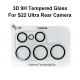 3D 9H Rear Camera Tempered Glass for Samsung Galaxy S22 Ultra Back Camera Protection