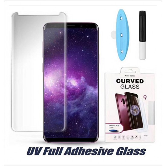UV Glue Tempered Glass for Samsung S7 Edge S8 S9 S10 Plus Screen Protector