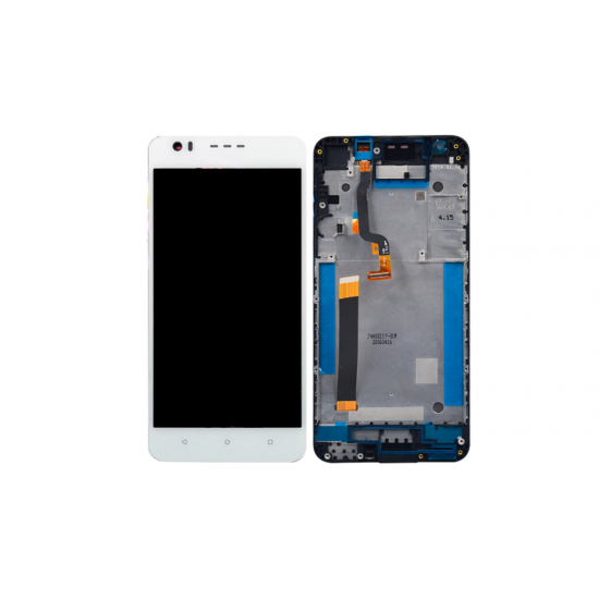 HTC Desire 10 Lifestyle LCD Screen With Frame  White                