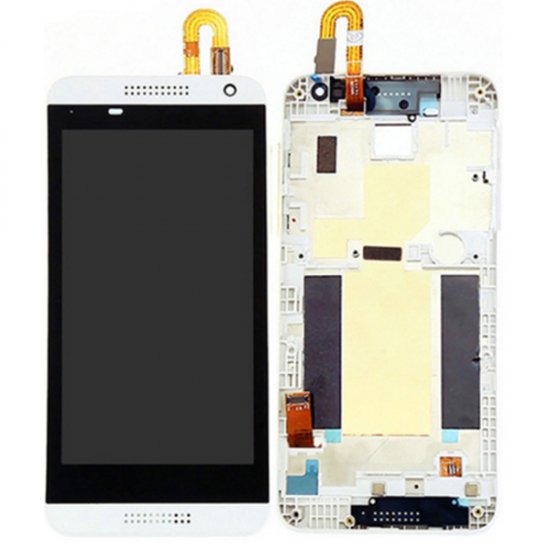 HTC Desire 610 White LCD Screen With Frame White 