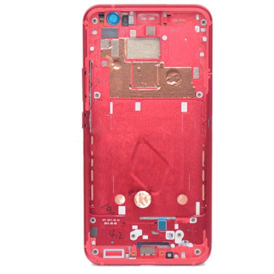 HTC U11 Front Housing Red Ori