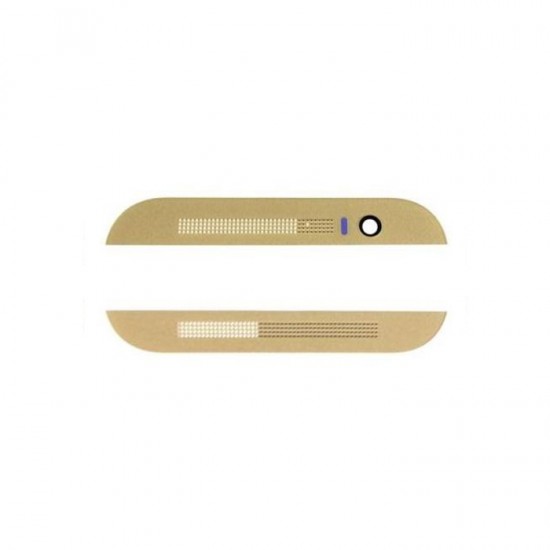 HTC One M7 Top Cover & Bottom Cover Gold