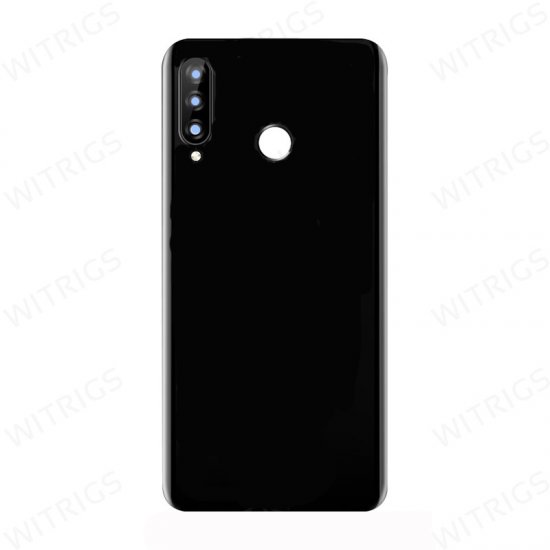 Huawei P30 lite Battery Door With Camera Lens Black Ori                                                                                   
