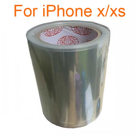 500pcs Front Screen Anti-Static Protector Refurbishment Film for iPhone X XS