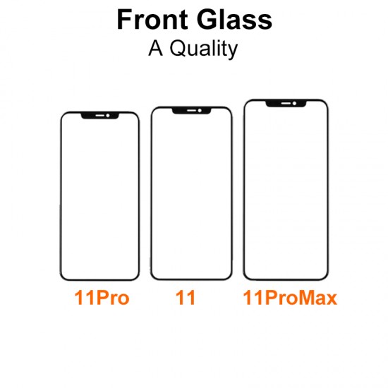 Grade A Quality Front Glass Replacement for iPhone X to 13ProMax