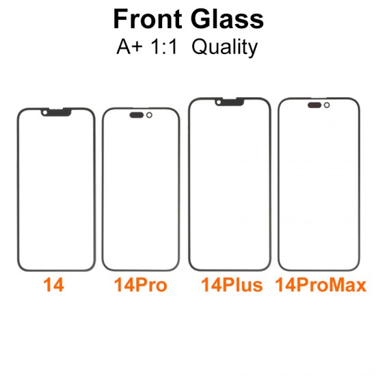 Grade A+ 1:1 Quality Front Glass Replacement for iPhone X to 15ProMax