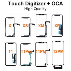 High Quality Touch Digitizer with OCA Replacement for iPhone X XS XSMAX XR 11 11PRO 11PROMAX 12PROMAX High Quality Touch Digitizer with OCA Replacement for iPhone X XS XSMAX XR 11 11PRO 11PROMAX 12PROMAX
