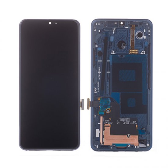 LG G7 ThinQ LCD Screen With Frame Blue