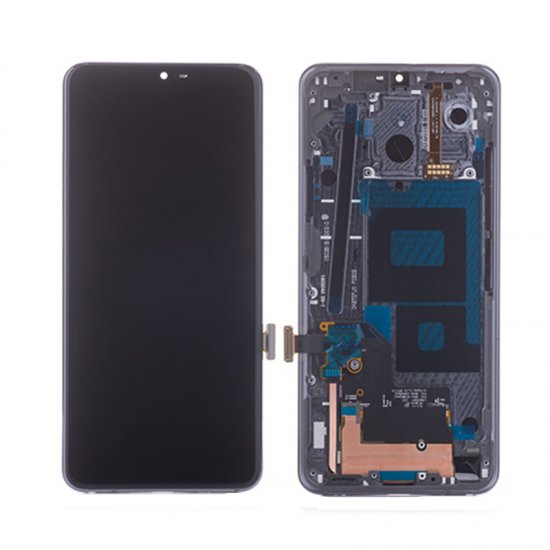 LG G7 ThinQ LCD Screen With Frame Gray