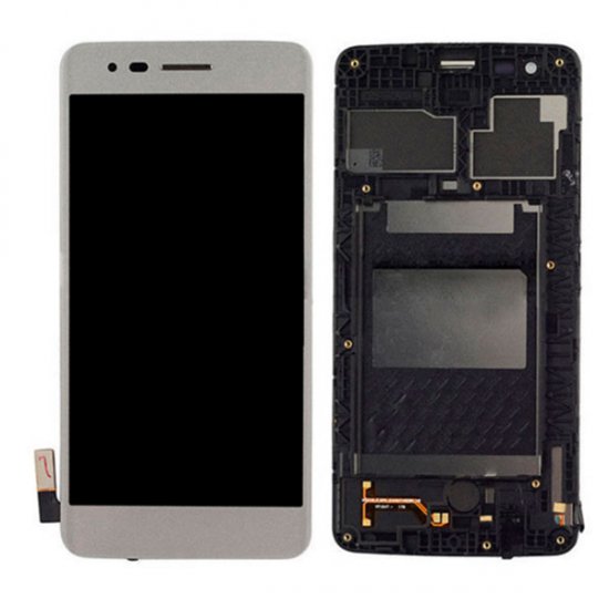 LG K8 (2017) M200/M210 LCD Screen With Frame White OEM