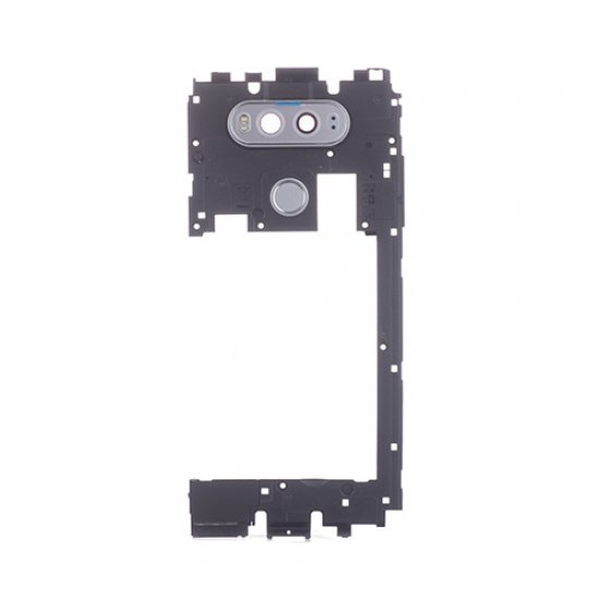 LG V20 Back Frame With Small Parts Silver Original