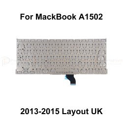 Macbook Pro Retina 13" A1502 Mid 2013-Early 2015 Keyboard with Backlight UK Laylout Macbook Pro Retina 13" A1502 Mid 2013-Early 2015 Keyboard with Backlight UK Laylout