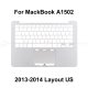 Top Case for Macbook Retina Pro A1502 Layout US  2013-2014