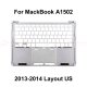 Top Case for Macbook Retina Pro A1502 Layout US  2013-2014