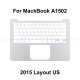 Top Case for Macbook Retina Pro A1502 Layout US  2015