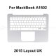 Top Case for Macbook Retina Pro A1502 Layout UK  2015