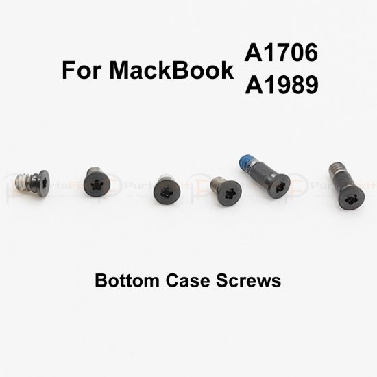 A1706 A1989 Bottom Case Screws