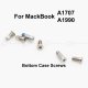 A1707 A1990 Bottom Case Screws