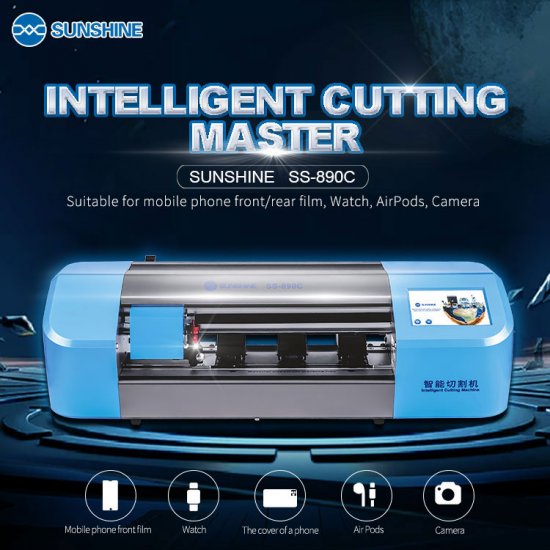 SUNSHINE SS-890C Intelligent Cutting Machine for Mobile Phone LCD Screen Protector