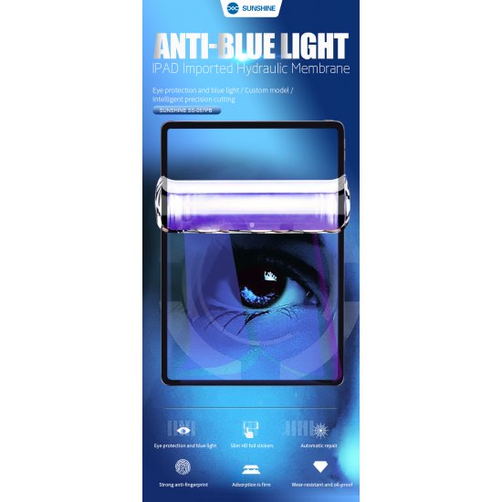 Sunshine SS-057PB iPad Anti-Blue Light Imported Hydrogel Film For Sunshine SS-890C Cutting Machine 20Pcs/Pack