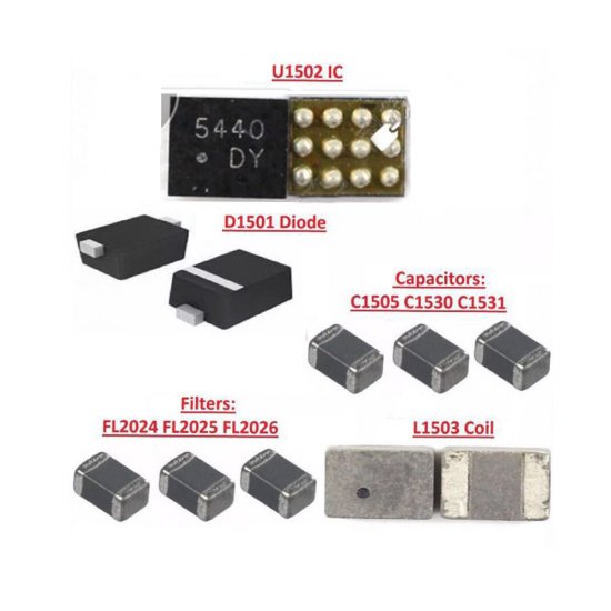 Backlight IC Capacitor C1505 C1530  C1531 for iPhone 6/6 Plus