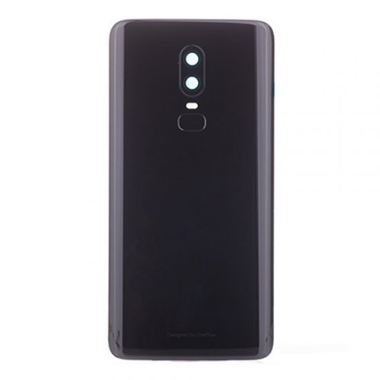 for OnePlus 6 Battery Door Mirror Black 