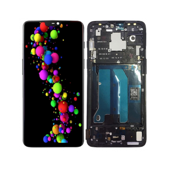 For OnePlus 6 LCD with Frame Original Changed Glass