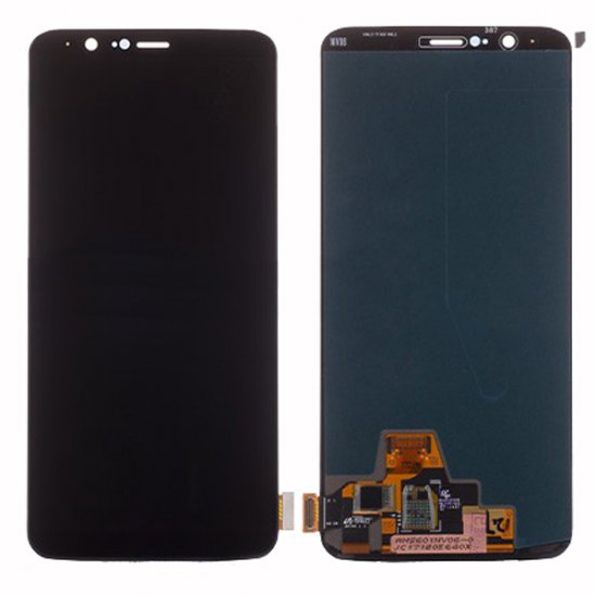 OnePlus 5T LCD with Digitizer Assembly  Black Refurbished(Changed glass)