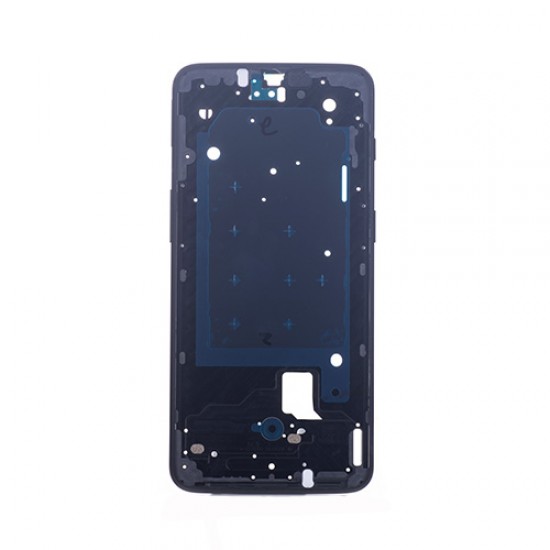 for OnePlus 6T Front Housing Mirror Black                                                                          