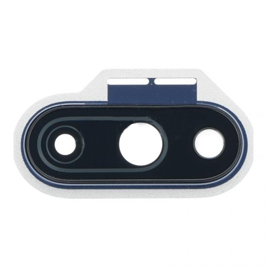 For OnePlus 7 Camera lens with Frame Blue