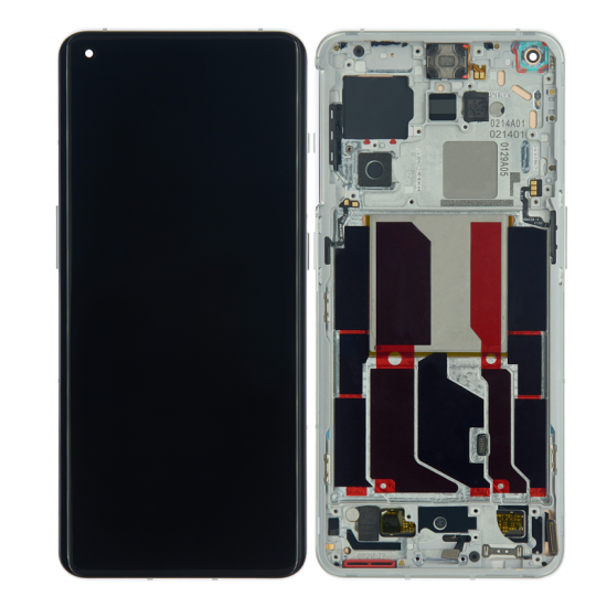 For OnePlus 10 Pro OLED Assembly With Frame White