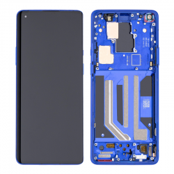 For OnePlus 8 Pro OLED Assembly With Frame Blue – Changed Glass Screen Replacement For OnePlus 8 Pro OLED Assembly With Frame Blue – Changed Glass Screen Replacement