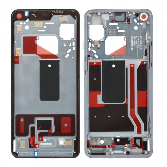 For OnePlus 8T Front Housing Sliver