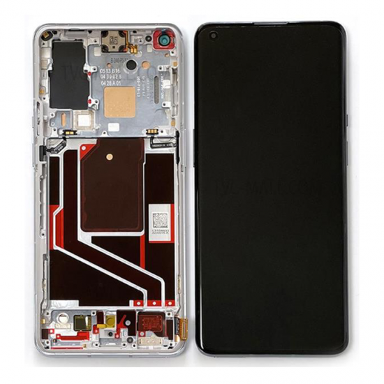 For OnePlus 9 Pro OLED Assembly With Frame White