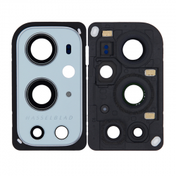 For OnePlus 9 Pro Back Camera Lens and Bezel Silver 