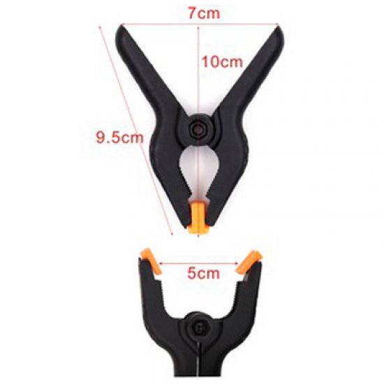 Plastic Clip Fixture LCD Screen Fastening Clamp 7*10*5CM