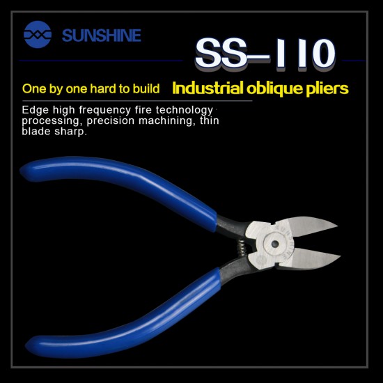 Sunshine SS-110 Beveled Pliers Pointed Pliers For Mobile Phone Repair Shielding Cover Scissors Line Cutter