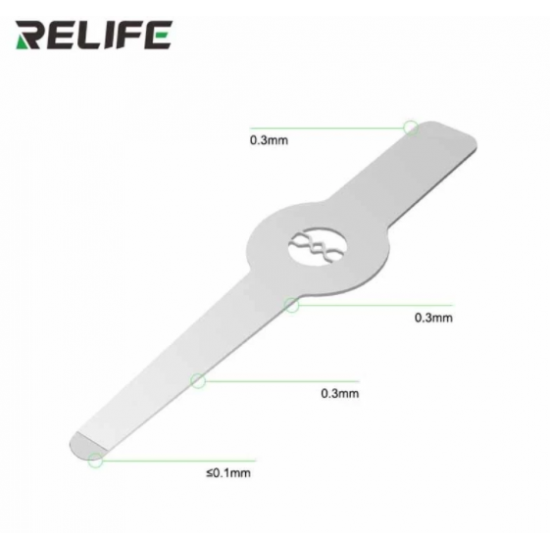 Relife RL-101H Gelaagde Speciale Blade Set Hoge Taaiheid En Elasticiteit Beschermen Moederbord Chip Voor Mobiele Telefoon Reparatie