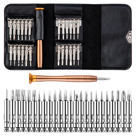 Screwdriver Set 25 in 1 Torx Multifunctional Opening Repair Tool For Phone Tablet PC Repair Portable Tool Kit