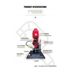 G+OCA Pro XLY-001 Multifunctional IC Grinding Tool and Camera Ring Grinding for iPhone LCD and Back Glass Repair G+OCA Pro XLY-001 Multifunctional IC Grinding Tool and Camera Ring Grinding for iPhone LCD and Back Glass Repair