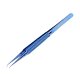 BlueT Curved Head Titanium Alloy 0.1mm Tweezer for Precise Wire Jump